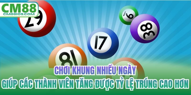 Chơi khung nhiều ngày giúp các thành viên tăng được tỷ lệ trúng cao hơn