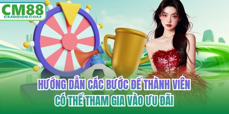 Hướng dẫn các bước để thành viên có thể tham gia vào ưu đãi
